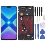 Ecran lcd et numriseur complet avec cadre pour huawei honor 8x noir