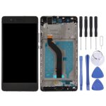 Ecran lcd oem pour assemblage complet de num�riseur huawei p9 lite avec cadre - noir