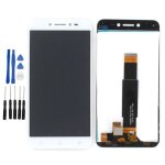 Ecran lcd + vitre tactile pour asus zenfone live zb501kl et x00fd blanc + outils