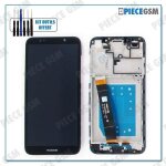 Ecran lcd + vitre tactile + frame pour huawei y5 2018 noir