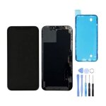 Ecran lcd + vitre tactile pour iphone 12 pro max + outils