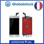 Ecran lcd + vitre tactile pour iphone 6s plus blanc + outils