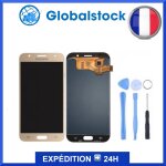 Ecran lcd + vitre tactile pour samsung a7 2017 (a720f) or tft + outils