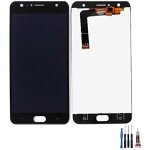 Ecran lcd + vitre tactile sur chassis pour asus zenfone zd553kl noir + outils