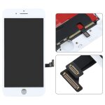 Ecran lcd + vitre tactile sur chassis iphone 8 plus blanc + outils