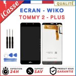 Ecran lcd + vitre tactile pour wiko tommy 2 plus + outils