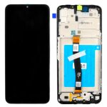 Ecran noir pour samsung galaxy a22 - 5g vitre + ecran lcd sans batterie