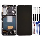 Ecran pour samsung galaxy s22 sm - s901b ch�ssis noir sm - s901b lcd - lcd / noir / avec kit outils