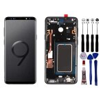 Ecran pour samsung galaxy s9 g960 ch��ssis vitre tactile - noir - lcd / noir / avec kit outils