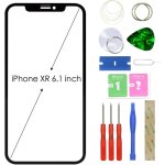 Ecran tactile vitre avant + oca compatible avec iphone xr avec remplacement kit (pas de tactile et lcd) ...