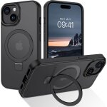 Elvorix - coque pour iphone 15 plus avec support, magn�tique compatible avec magsafe, etui translucide ...