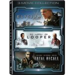 Elysium / looper / total recall [dvd] 3 pack