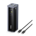 Energeek powerbank 145w 20800mah, batterie externe charge rapide avec 2x usb - c pd 3. 0 100w max, affichage ...