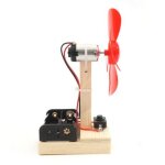 Enfants gnrateur d'nergie olienne lectrique bricolage ventilateur lame intelligente iq physique ...