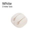 Enrouleur de cble usb en silicone noir et blanc, clips de gestion bien rangs de bureau, support de ...