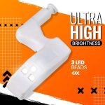 Ensemble de 5 lampes led intelligentes a charnire a capteur tactile, lumire sous - meuble universelle ...