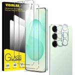 Ersan - 2 + 2 pices verre tremp pour samsung galaxy s25 plus / s25 + 5g avec protection camra arrire, ...
