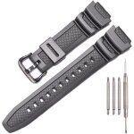 Ersan - bracelet de montre en rsine compatible avec casio ae - 1300 ae - 1200 f - 108 w - 216h ae - ...
