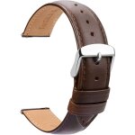 Ersan - montres bracelets cuir 20mm - remplaable souple marron a dgagement rapide - bracelet de montre ...