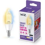 Ershi - ampoule led connecte wi - fi, claire, flamme e14, nuances de blanc, equivalent 40w, 470 lumen, ...