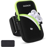 Ershi - brassard de sport support de sac de bras de course 2 poches, brassard telephone running brassard ...