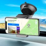 Ershi - support telephone voiture ventouse tableau de bord pare brise universel valable pour les telephones ...