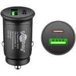Eryi - 59521 chargeur de voiture 2 ports avec usb - c pd (power delivery), mini chargeur double usb, ...