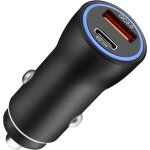 Eryi - allume cigare, chargeur voiture pd&qc, chargeur iphone pd 20w charge rapide, qc 18w chargeur allume ...