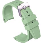 Eryi - bracelet de montre pour montre moonswatch, bracelet incurv en silicone souple pour montre omega ...