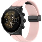 Eryi - bracelet de montre de remplacement, bracelet a boucle pliante magn�tique de 24 mm pour suunto ...