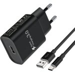Eryi - type - c chargeur rapide, pour samsung galaxy a16 a15, a14, a13, a12, 4g / 5g, s10, s9, s8, a04s, ...