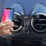 Eryi - pour qashqai j10 2006 - 2013 center grille a�ration support voiture t�l�phone de voiture r�glable ...