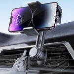 Eryi - support telephone voiture porte tlphone: [360 rotation & opration a une main] porte smartphone ...