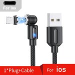 Eskal - 540 rotation magnétique câble de charge rapide aimant chargeur micro usb type c câble téléphone ... Eskal - 540 rotation magnétique câble de charge rapide aimant chargeur micro usb type c câble téléphone ...