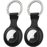 Etui pour airtag avec porte - cl�s, 2 pi�ces, �tui pour airtag apple cover, imperm�able, housse de protection ...