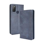 Etui pour alcatel 3l 2021 portefeuille fermeture magnétique cuir pu - bleu Etui pour alcatel 3l 2021 portefeuille fermeture magnétique cuir pu - bleu
