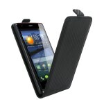 Etui aspect carbone noir pour acer liquid e3
