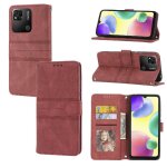 Etui pour a basdernier xiaomi redmi 10a / 9c cuir pu etui portefeuille protection antichoc fermeture ...