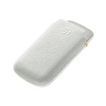 Etui origine blackberry cuir blanc hdw - 31343 - 002 pour curve 8520 / 9300 3g bold 9700 / 9730