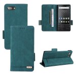 Etui pour blackberry key2 insertion de carte avec porte - cartes kickstand coque en cuir folio flip protection ...