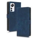 Etui pour blackview a85 portefeuille flip folio couverture de fentes pour cartes cuir pu blocage rfid ...
