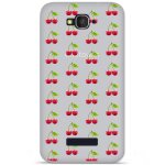 Etui coque housse design alcatel one touch c7en silicone gel protection arrière - cerises gris Etui coque housse design alcatel one touch c7en silicone gel protection arrière - cerises gris