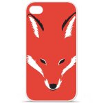Etui coque housse design iphone 4 / 4sen silicone gel protection arri�re - robert farkas (foxy shape) ...