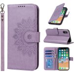 Etui coque pour iphone xs max, fentes pour cartes protection etui housse en cuir pu pochette fermeture ...