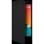 Etui coque noir avec rabat pour lg nexus 5