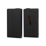 Etui coque nokia lumia 920 - housse de protection en similicuir noir Etui coque nokia lumia 920 - housse de protection en similicuir noir