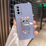 Etui coque pour oppo a52 5g panda ring bracket anti - shatter soft silicone trendy mobile phone case, ...