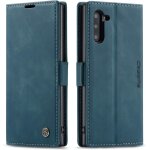 Etui coque pour samsung galaxy note 10 pro, portefeuille fentes cartes housse antichoc cuir pu vintage ...