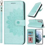 Etui coque pour samsung galaxy s21 plus protection housse en cuir pu pochette rabat clapet case porte ...