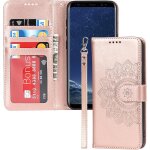 Etui coque pour samsung galaxy s8 protection housse en premium cuir pu pochette rabat clapet case porte ...